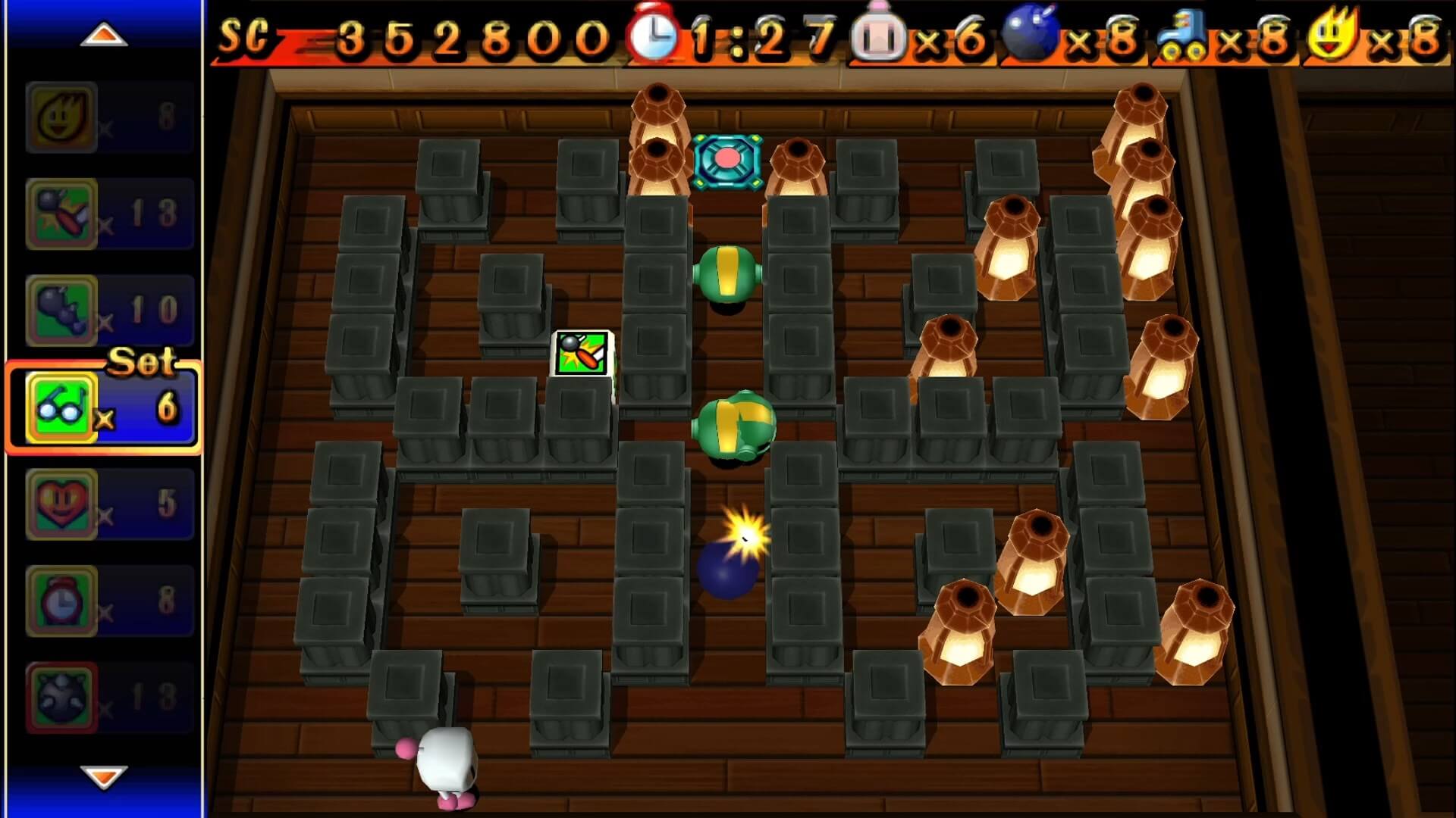 Bomberman Portable - геймплей игры на PlayStation Portable